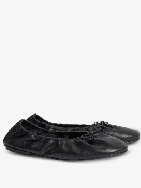 Alberta Ferretti bow-detail ballet flats