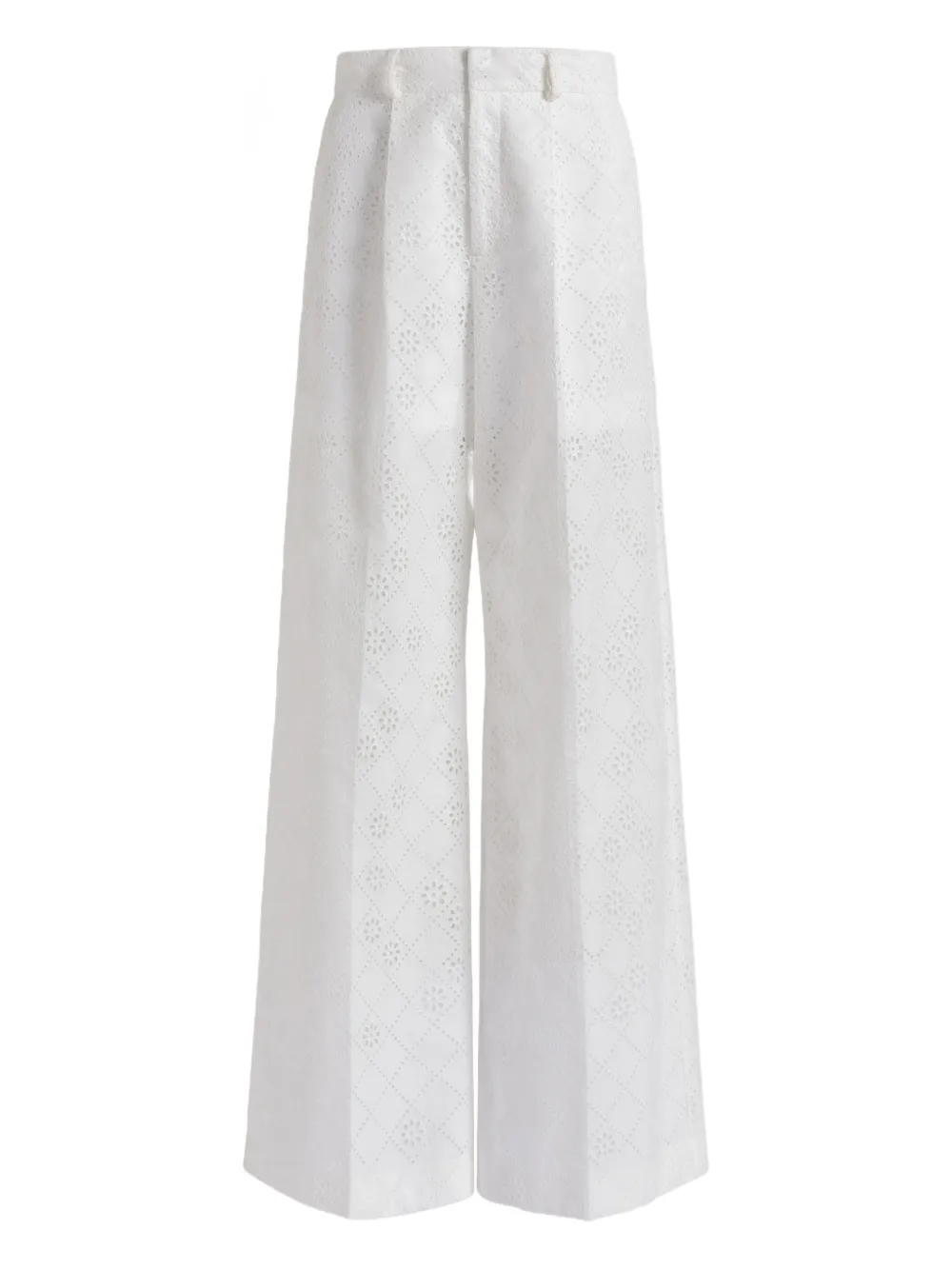 Alberta Ferretti eyelet trousers | White | Image 1