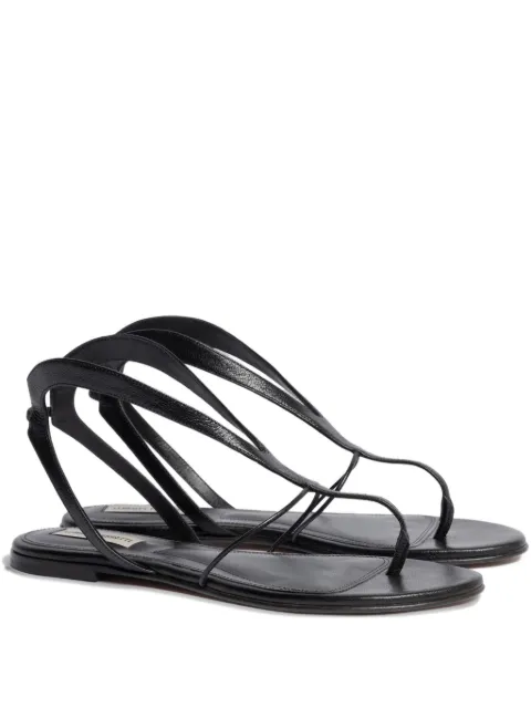 Alberta Ferretti straps leather sandals