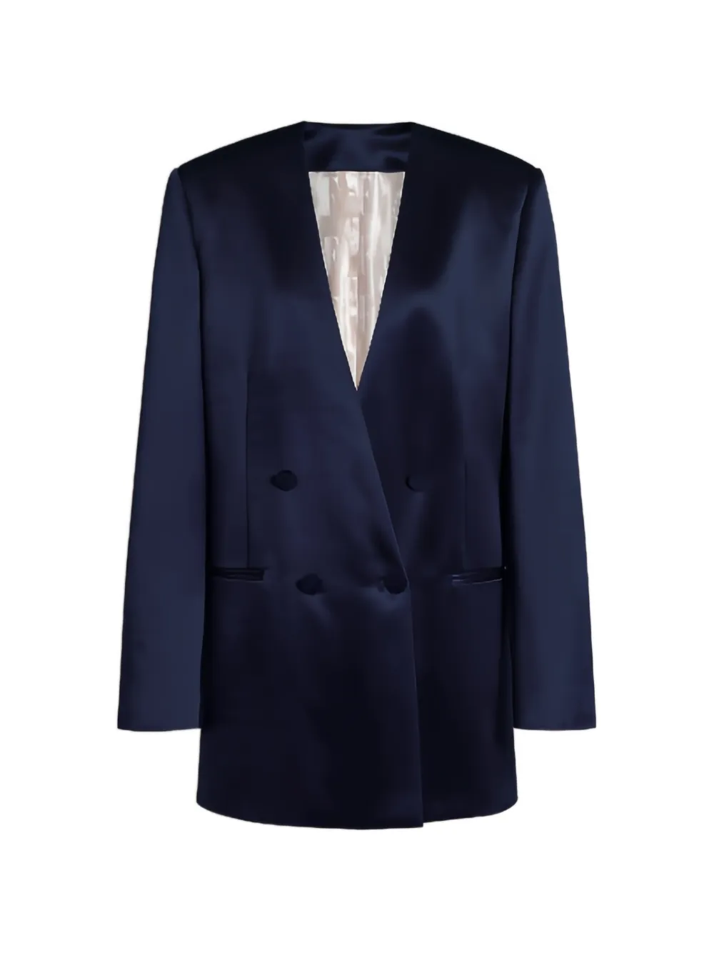 Alberta Ferretti Blazer doppiopetto - Blu