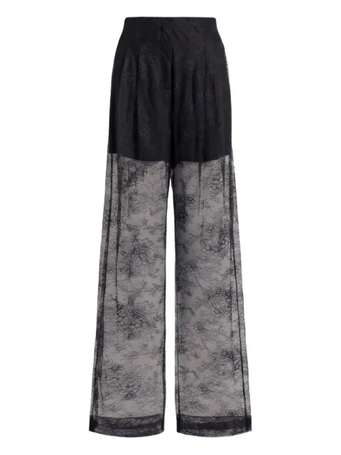 Alberta Ferretti lace trousers
