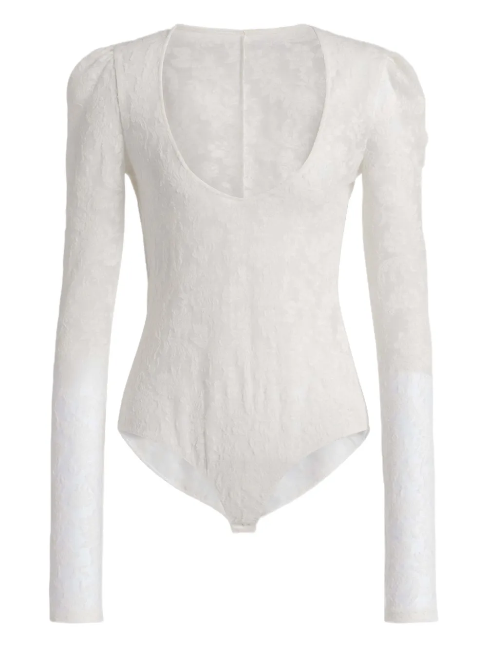 Alberta Ferretti long-sleeve wool body | White | Image 1