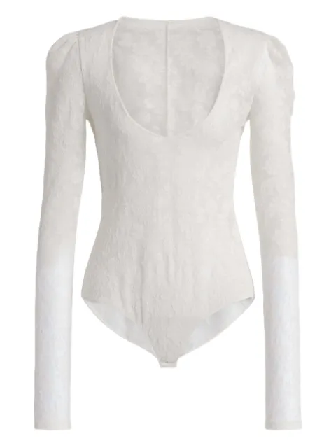 Alberta Ferretti long-sleeve wool body