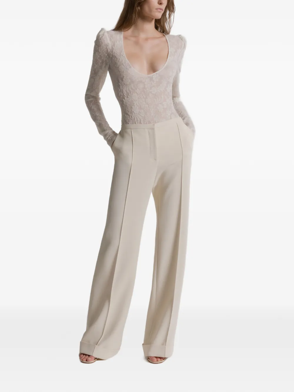 Alberta Ferretti long-sleeve wool body | Blouses | Image 2