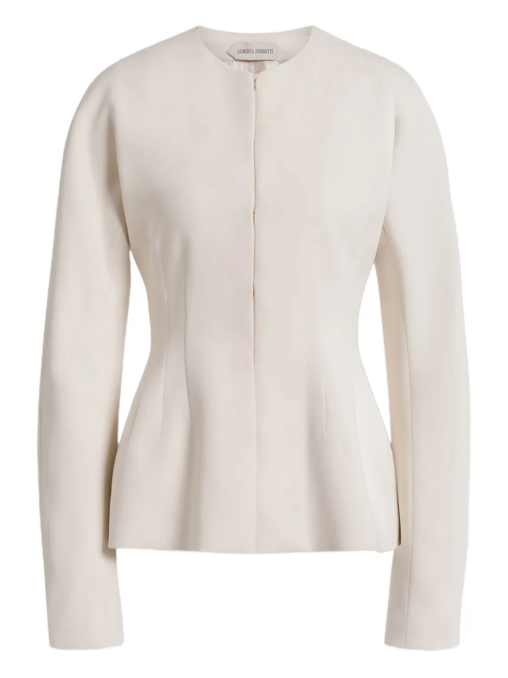 Alberta Ferretti zip-fastening caddy jacket | Neutrals | Image 1