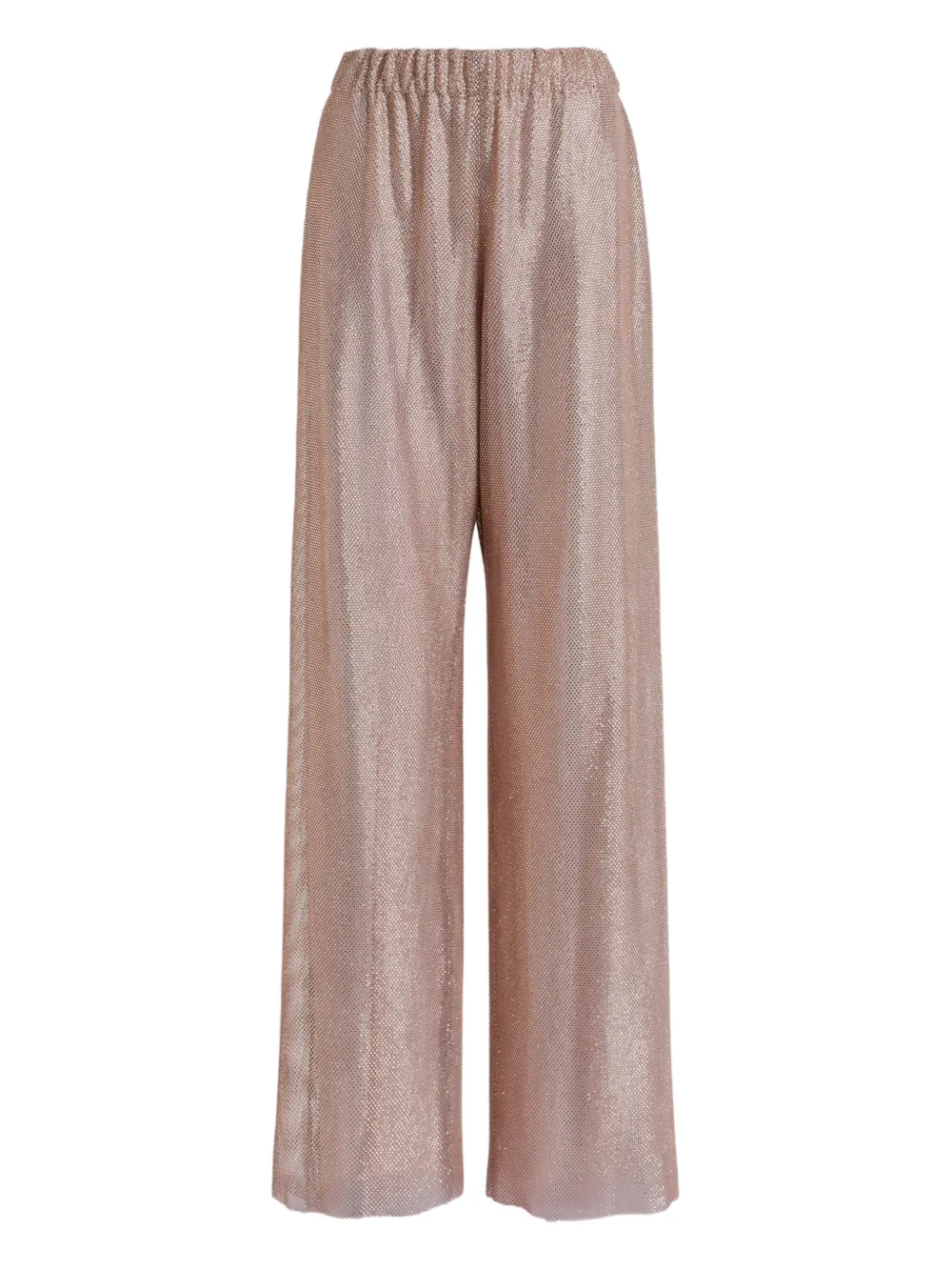 Alberta Ferretti elasticated-waistband trousers - Toni neutri