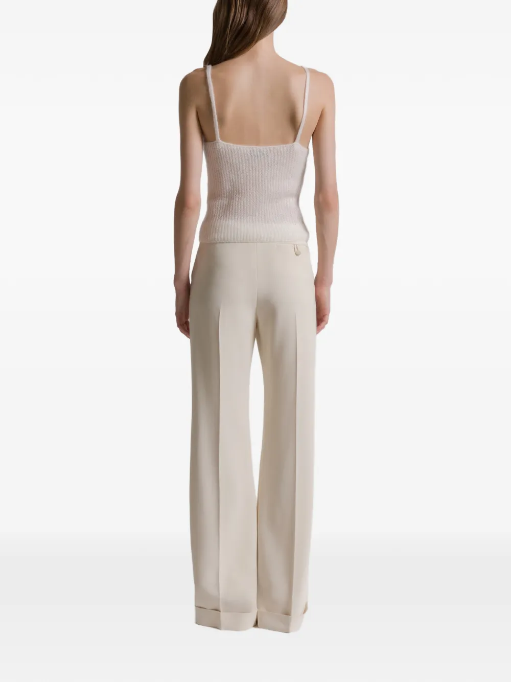 Alberta Ferretti Spaghetti-strap Top In White