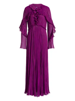 open lace back dress Gramercy Liquid Jersey Dress - Rothko Purple - Size 2XS main image 1