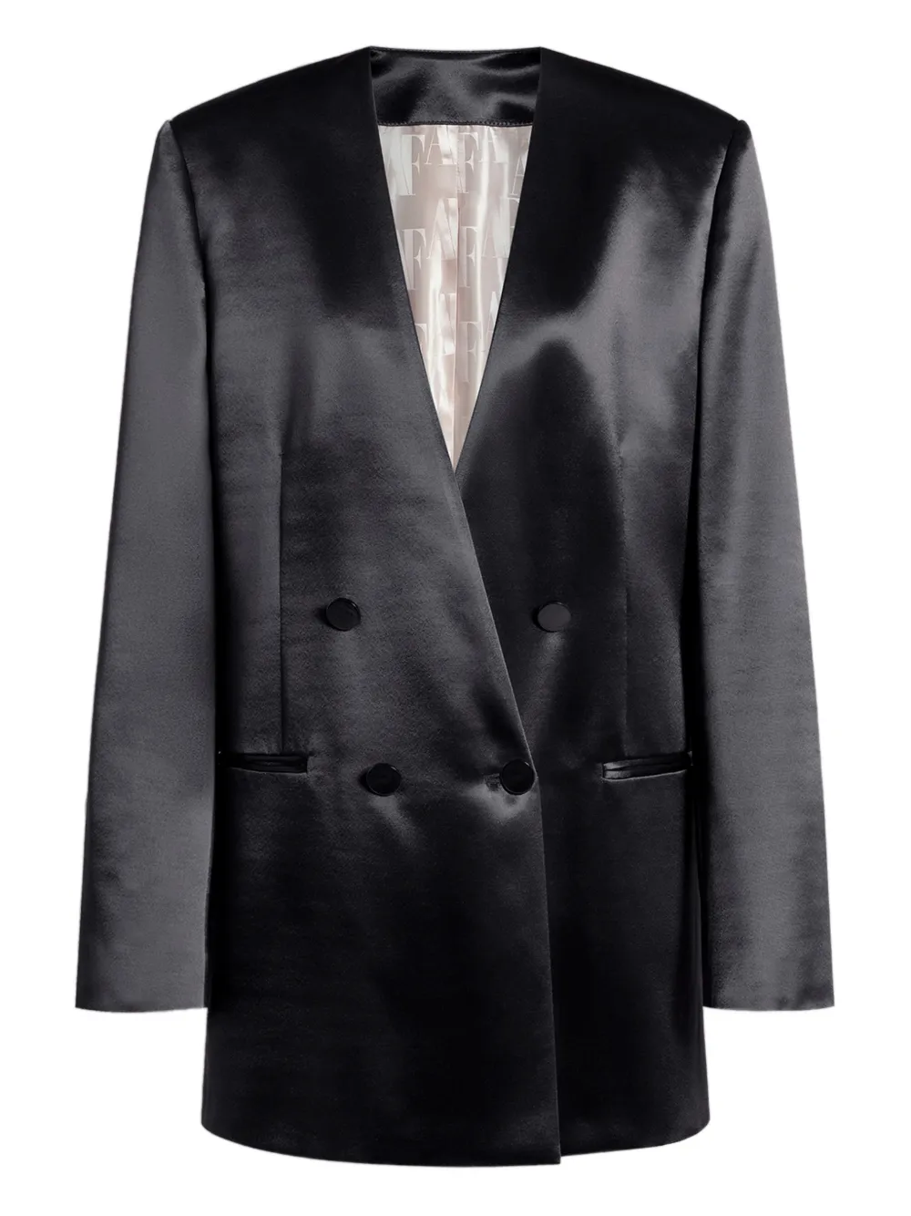 Alberta Ferretti double-breasted blazer | Black | Image 1