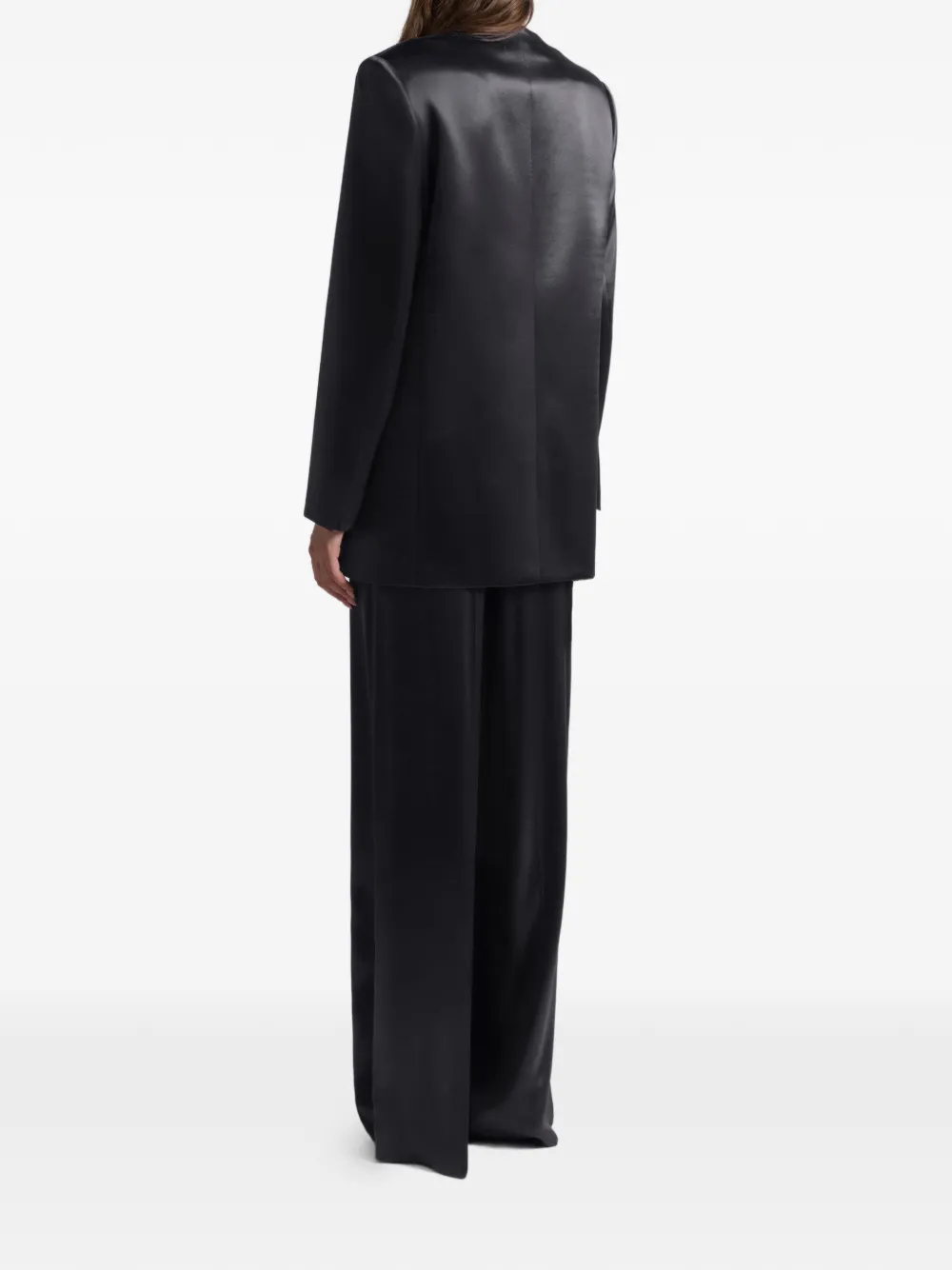 Alberta Ferretti Double-breasted Blazer In Black