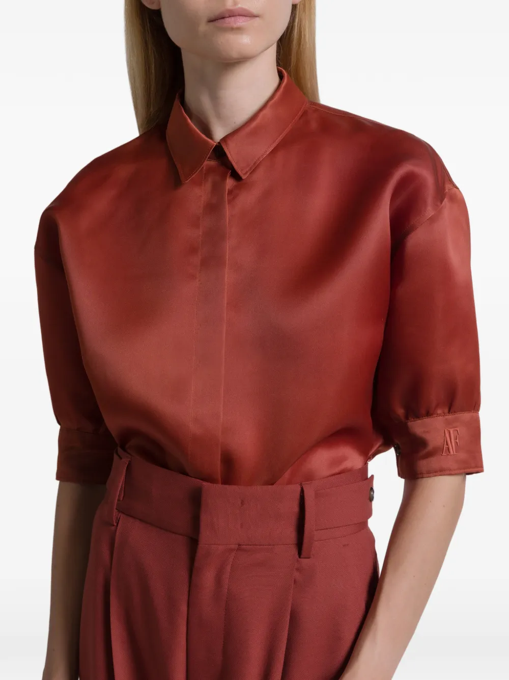 Alberta Ferretti Overhemd Bruin