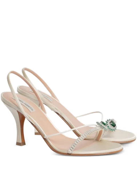 Alberta Ferretti sandalias con apliques en la correa