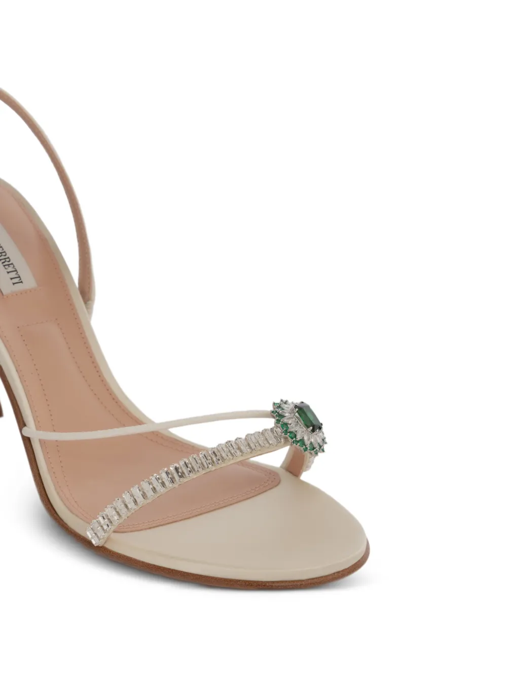 Alberta Ferretti Sandalen met verfraaid bandje Wit