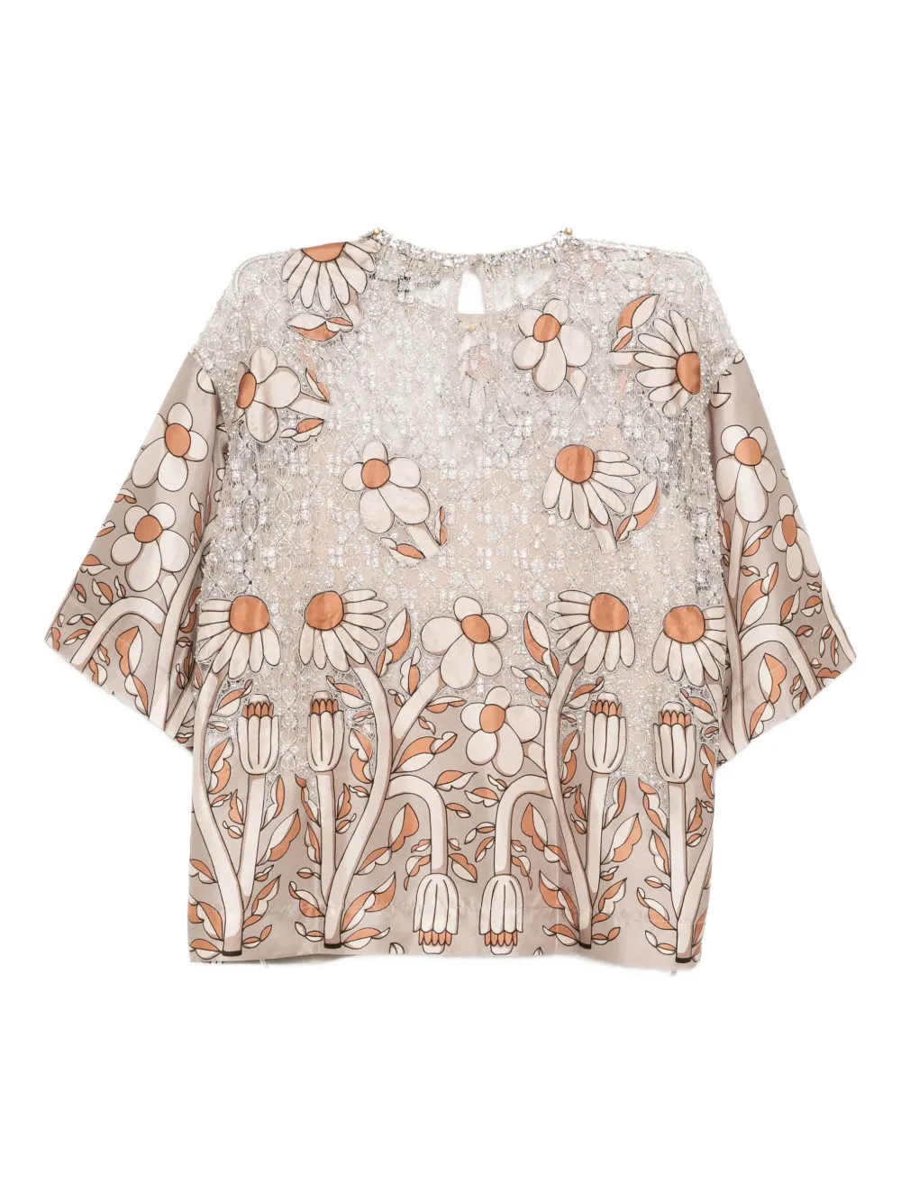 Biyan Floral-print Top In Multi