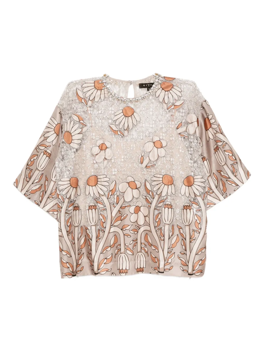 Biyan Floral-print Top In Multi