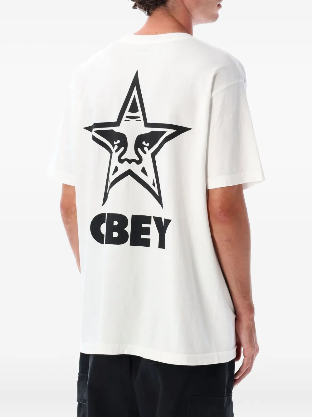 Obey Sound & Resistance T-shirt - Wit