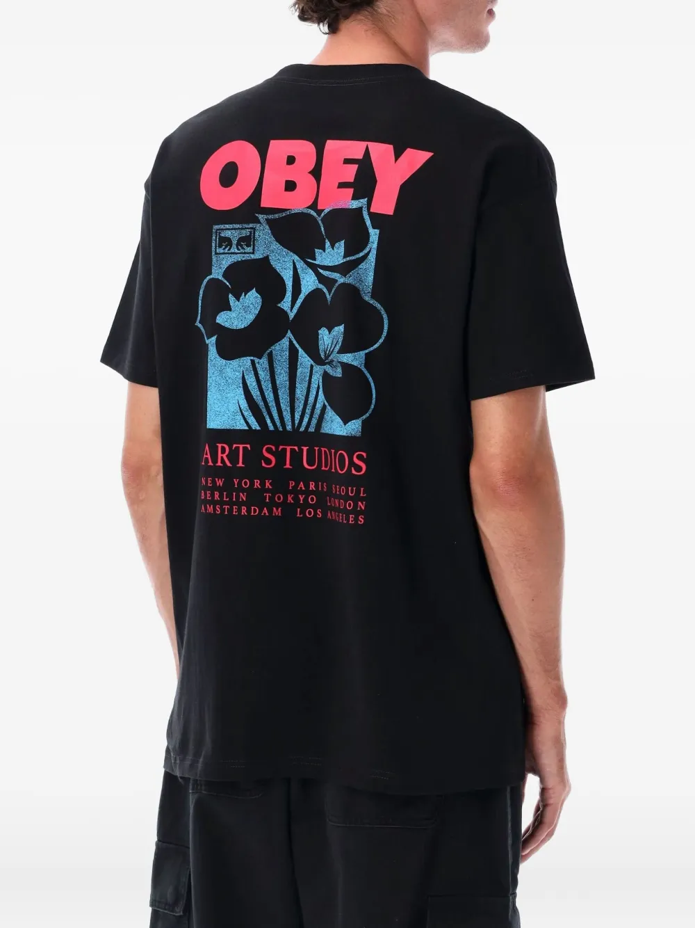 Obey Art Studios T-shirt - Zwart