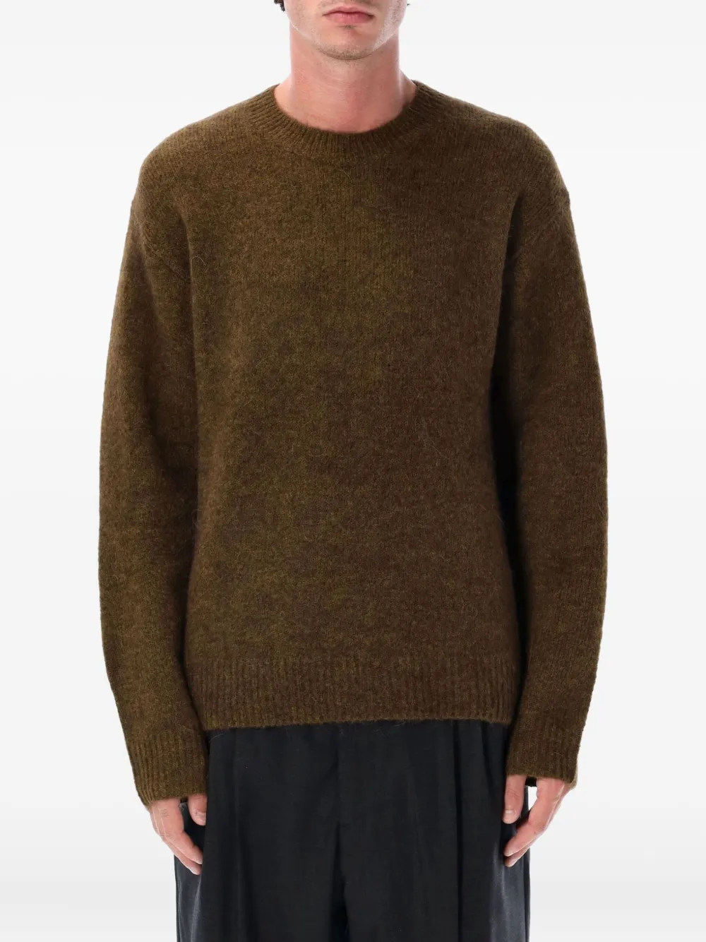 Berner Kuhl Drop Crew Alpaca Sweater In Green