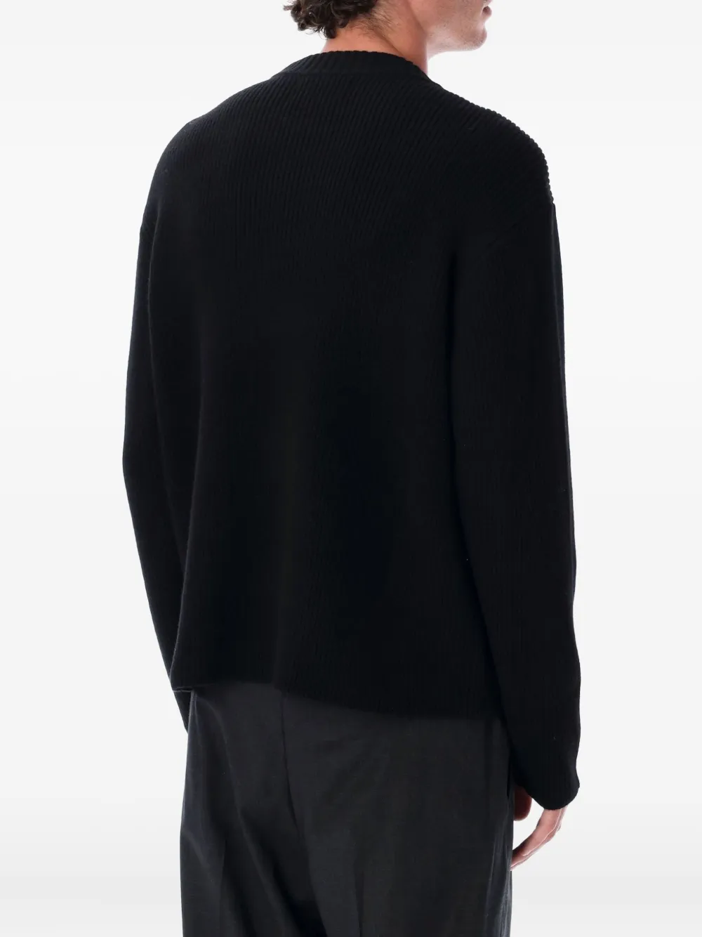 Berner Kühl Naval ribbed crew-neck sweater - Zwart