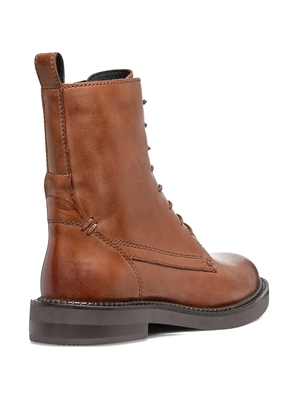 Geox 35mm Serilda Combat Boots In Brown