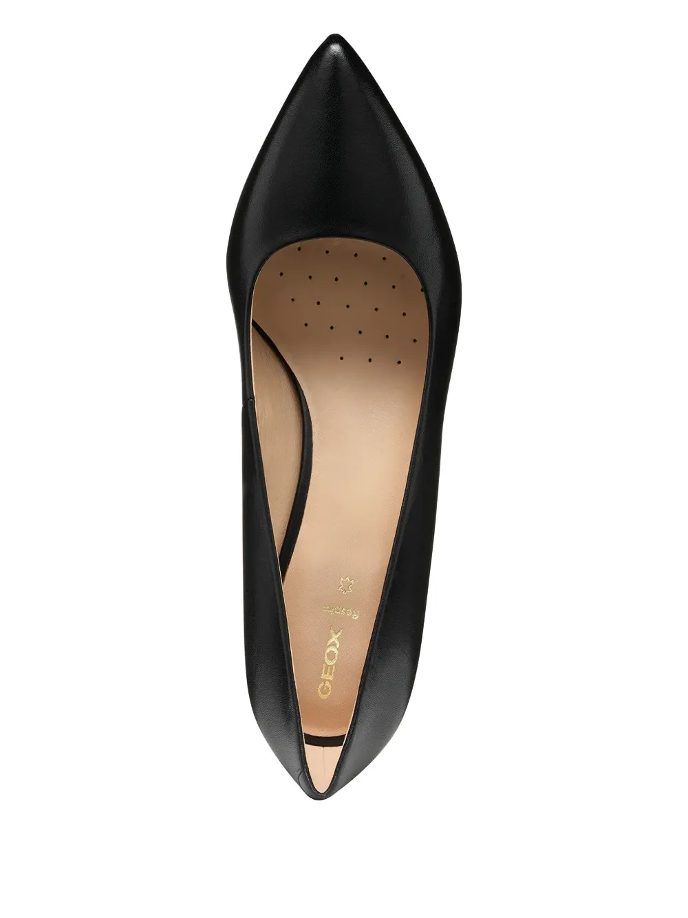 Geox 60mm kleopy calf leather pumps Zwart