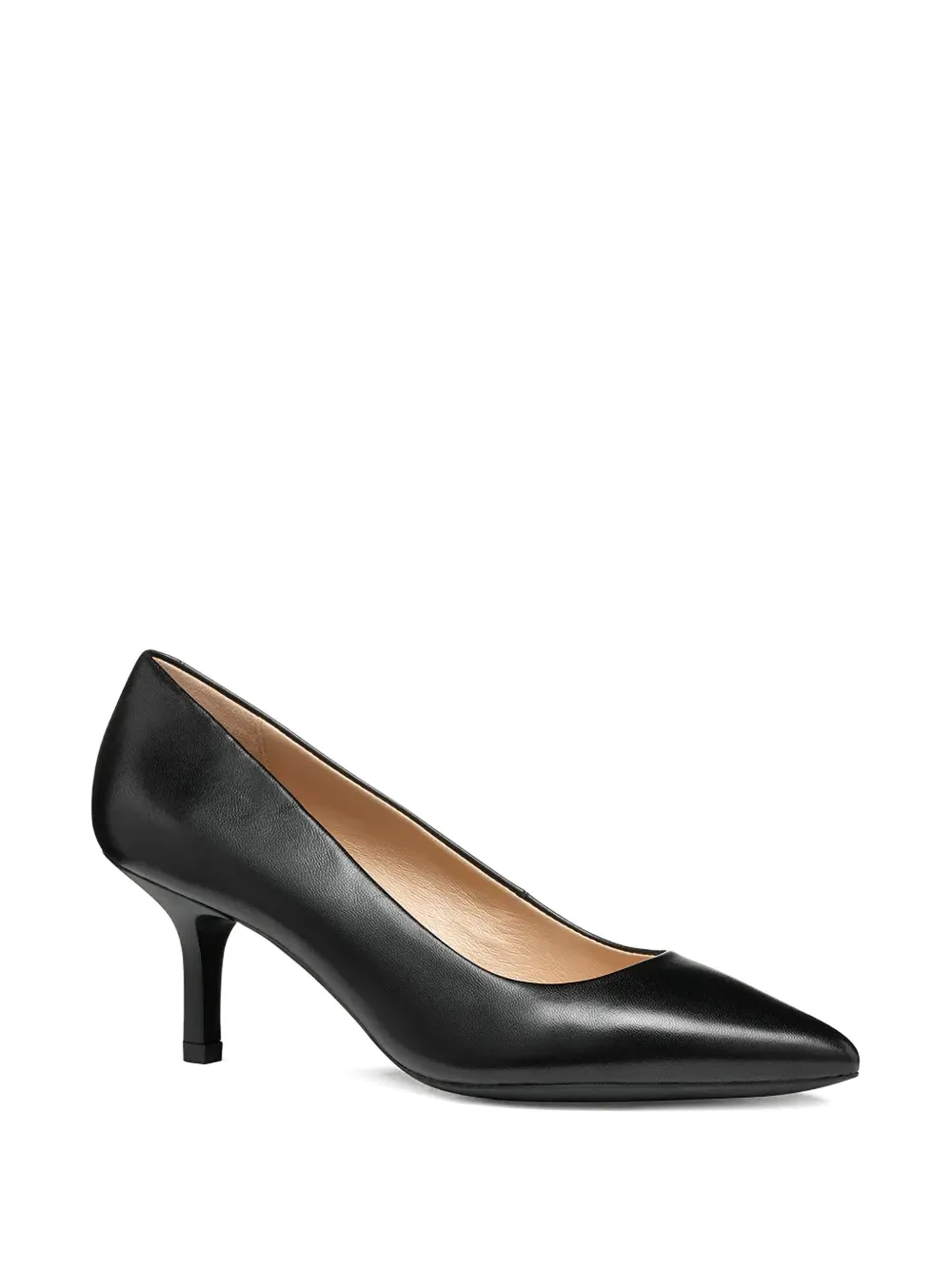 Geox 60mm kleopy calf leather pumps Zwart