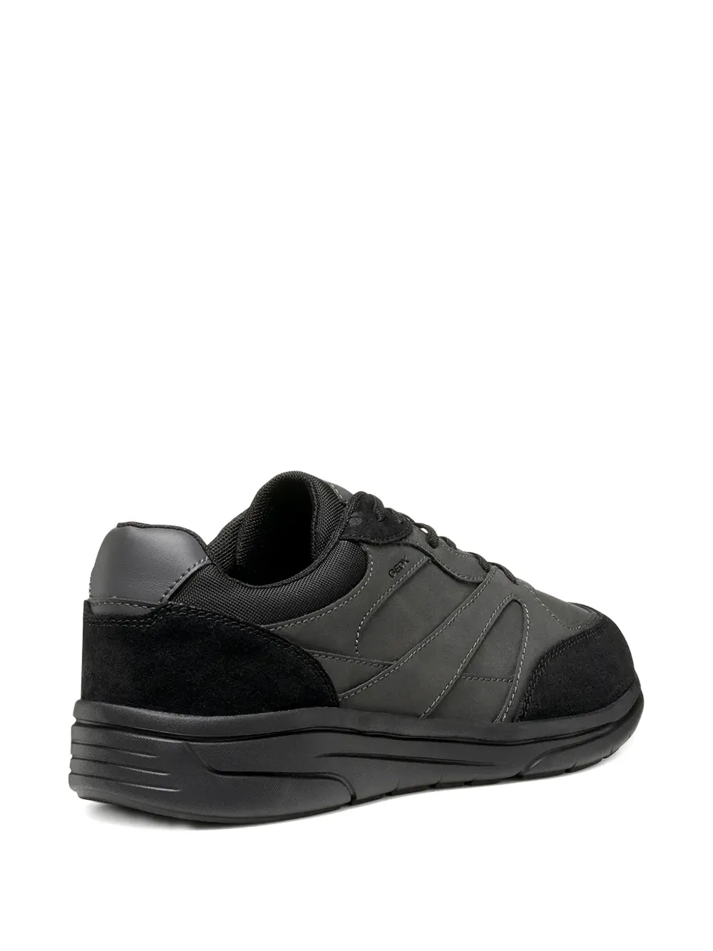 Geox Suede Panel Trainers In Gray