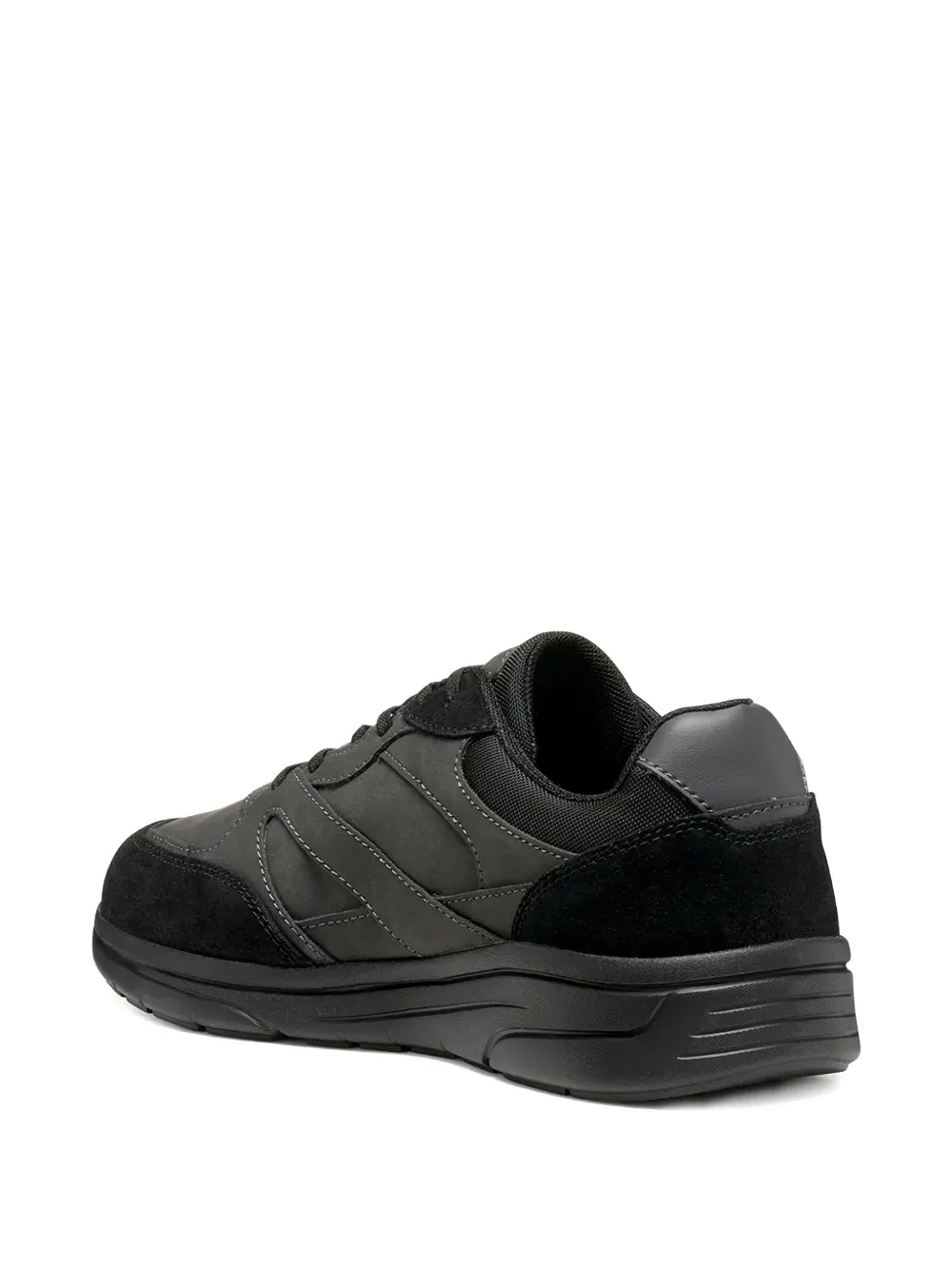 Geox Suede Panel Trainers In Gray