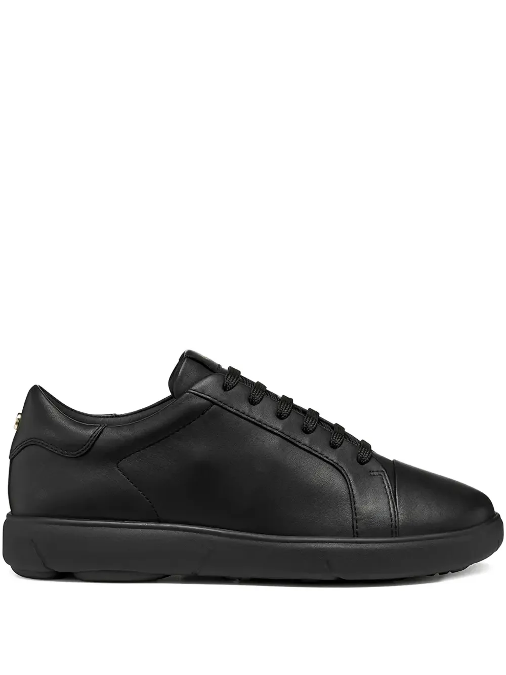 Geox lace-up leather sneakers | Black | Image 1