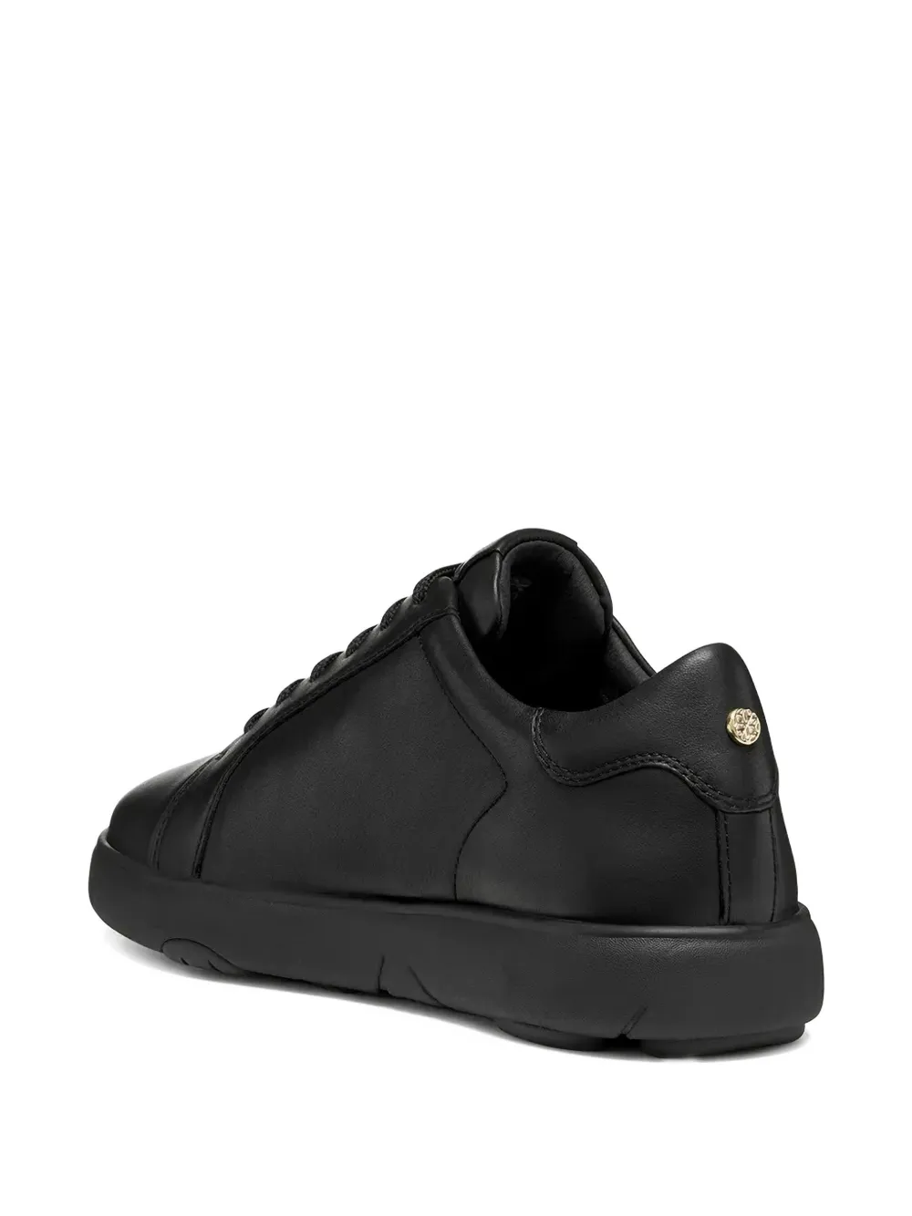 Geox Lace-up Leather Sneakers In Multi