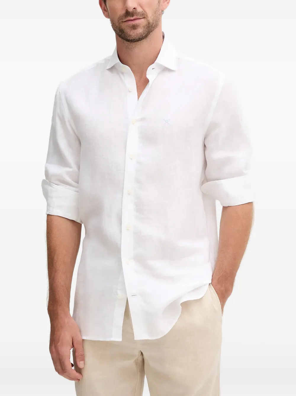 Hackett long-sleeve shirt | White | Image 1
