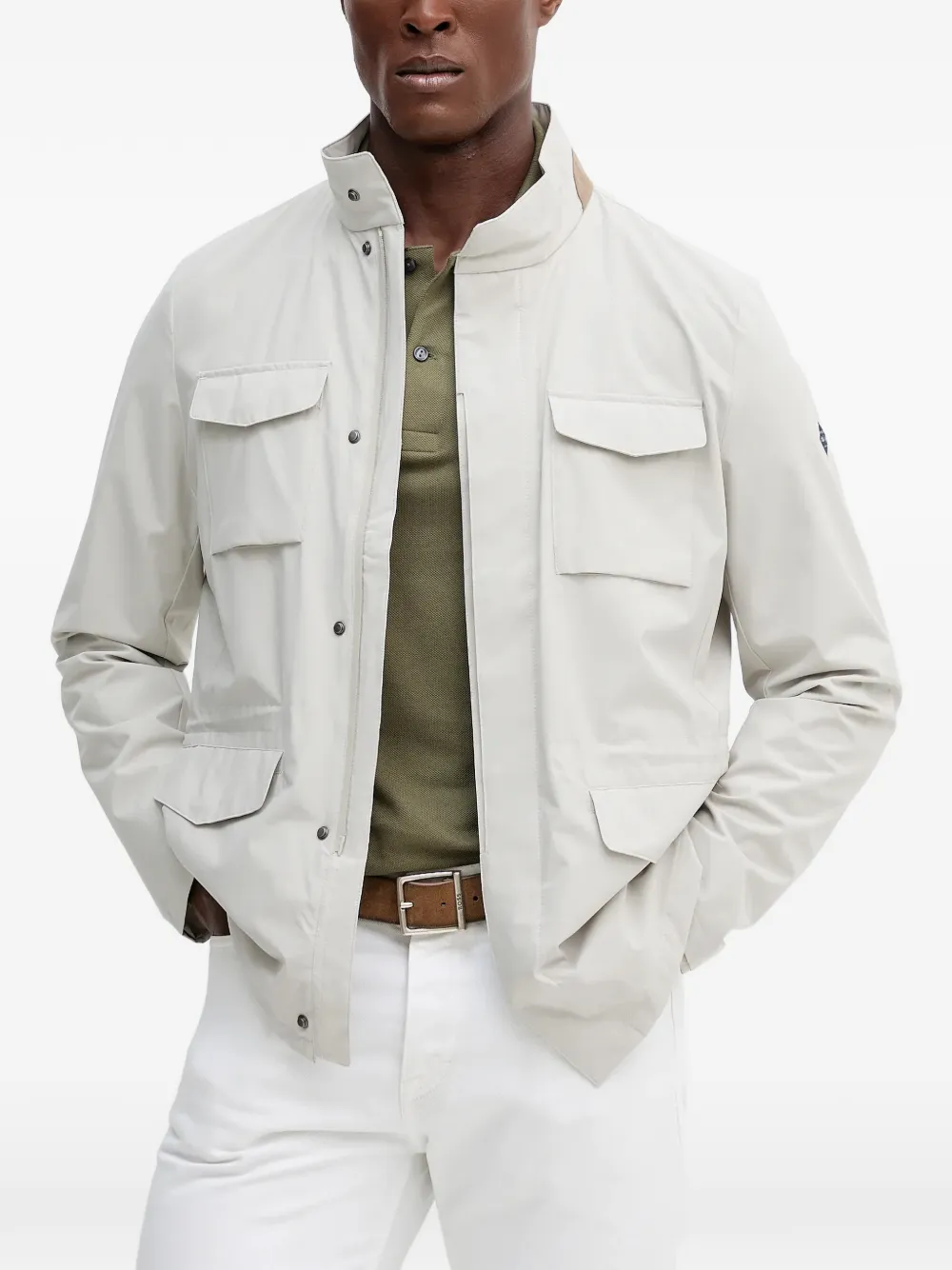  Hackett Flap-pocket Jacket - Neutrals 