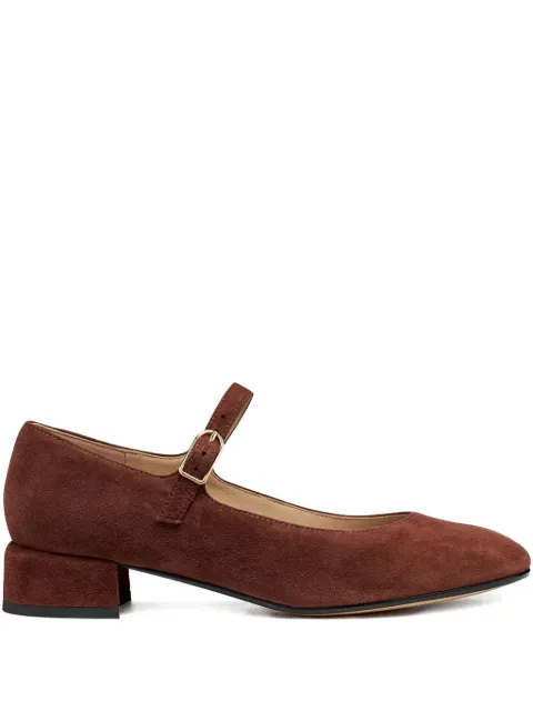 Geox buckle-strap suede pumps