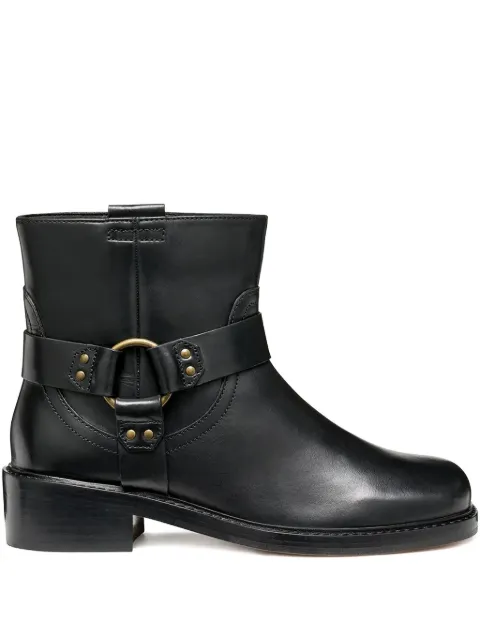 Geox 450mm Nalvia buckle strap boots