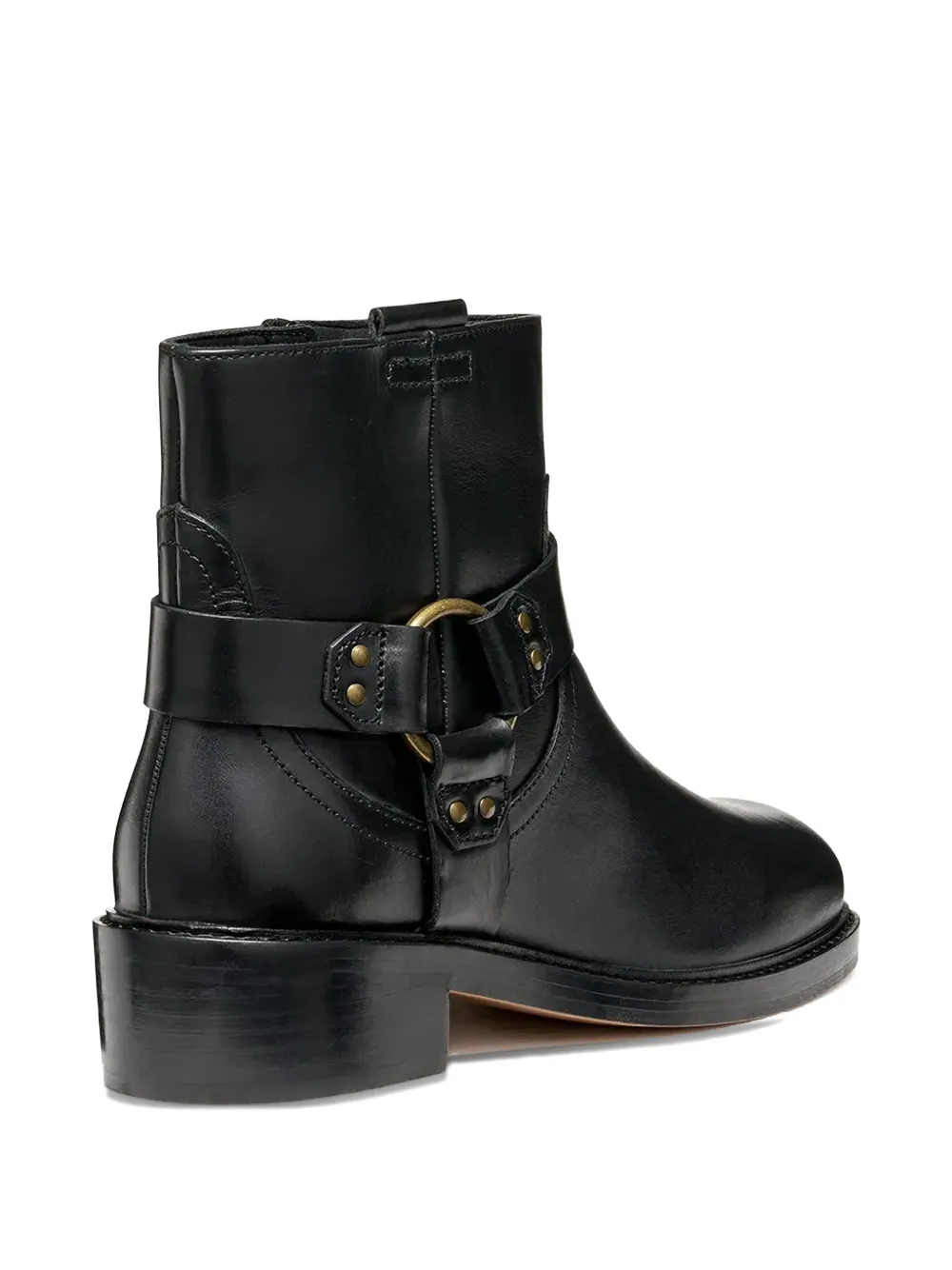 Geox 450mm Nalvia Buckle Strap Boots In Black