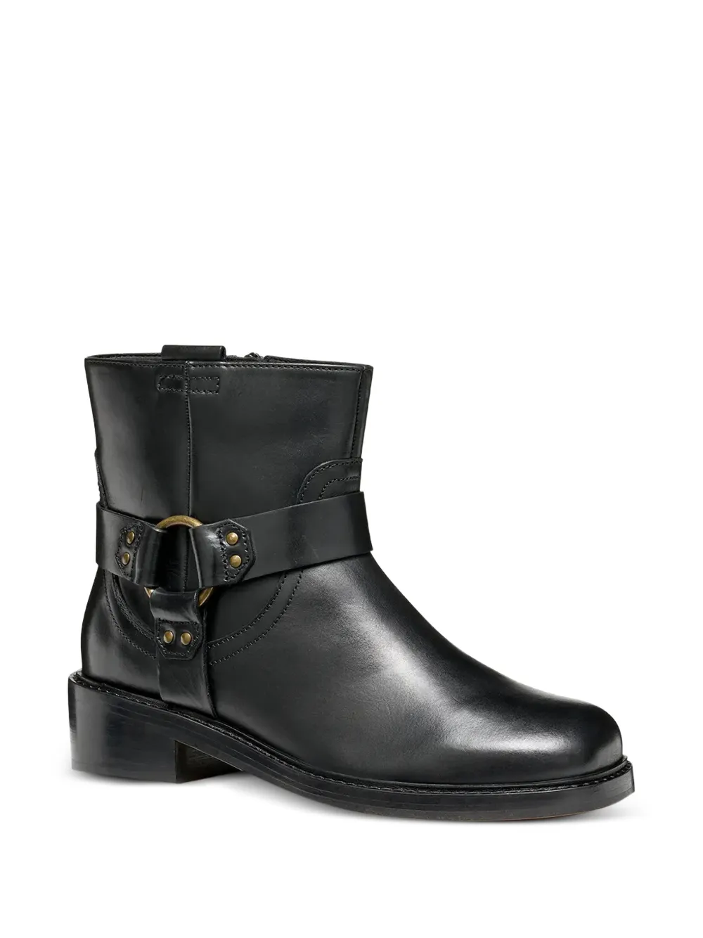 Geox 450mm Nalvia buckle strap boots | Biker Boots | Image 2