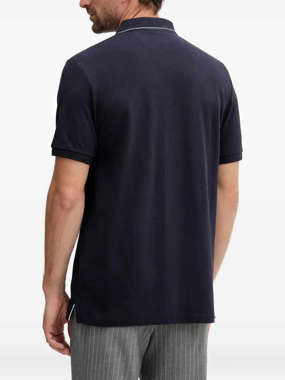 Hackett London Katoenen poloshirt Blauw