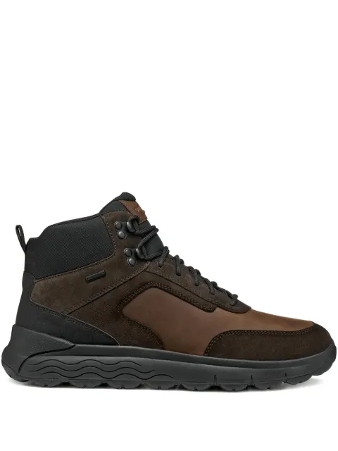 Geox Spherica 4x4 ABX lace-up panelled boots