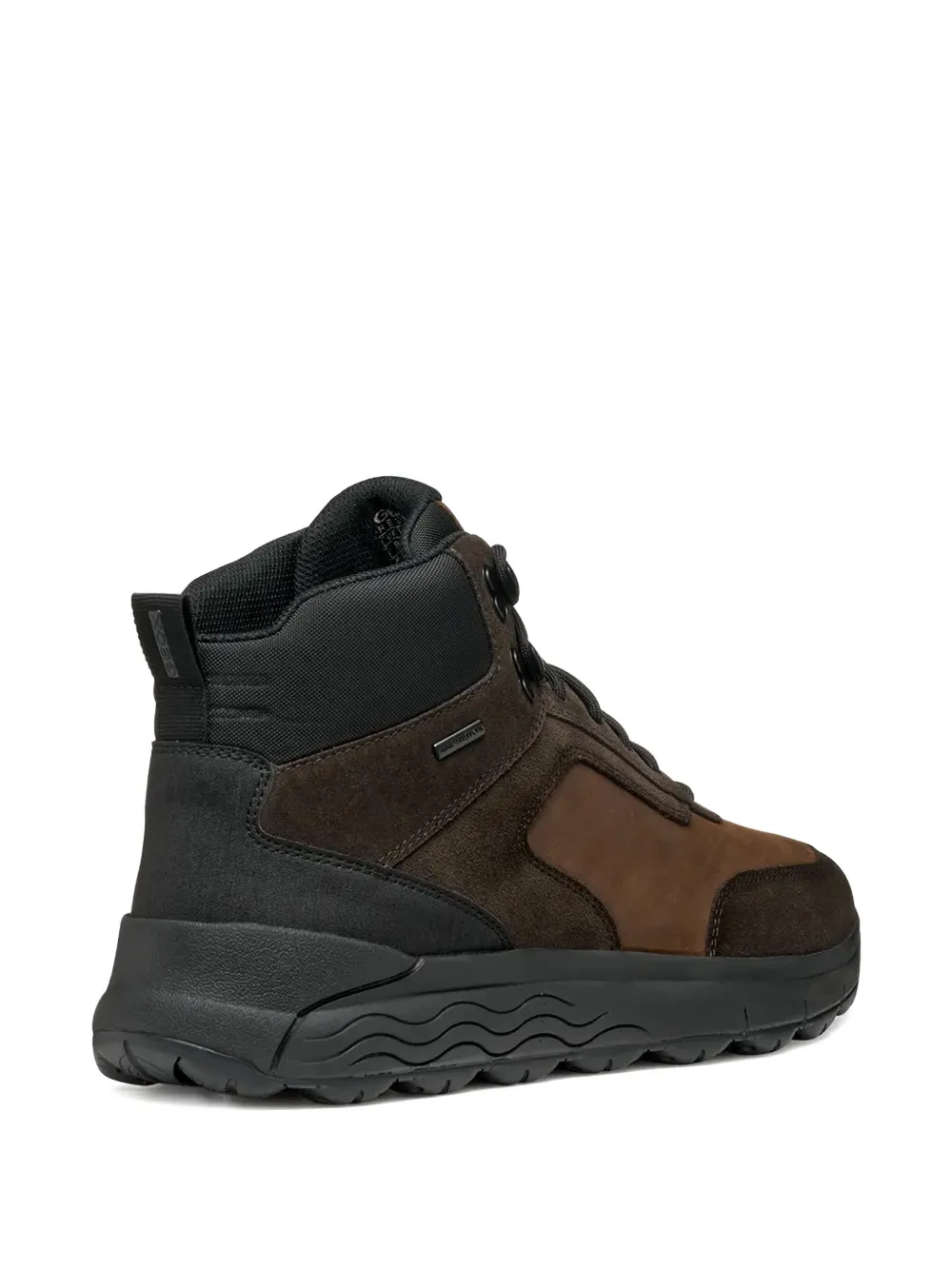 Geox Spherica 4x4 ABX lace-up panelled boots Bruin