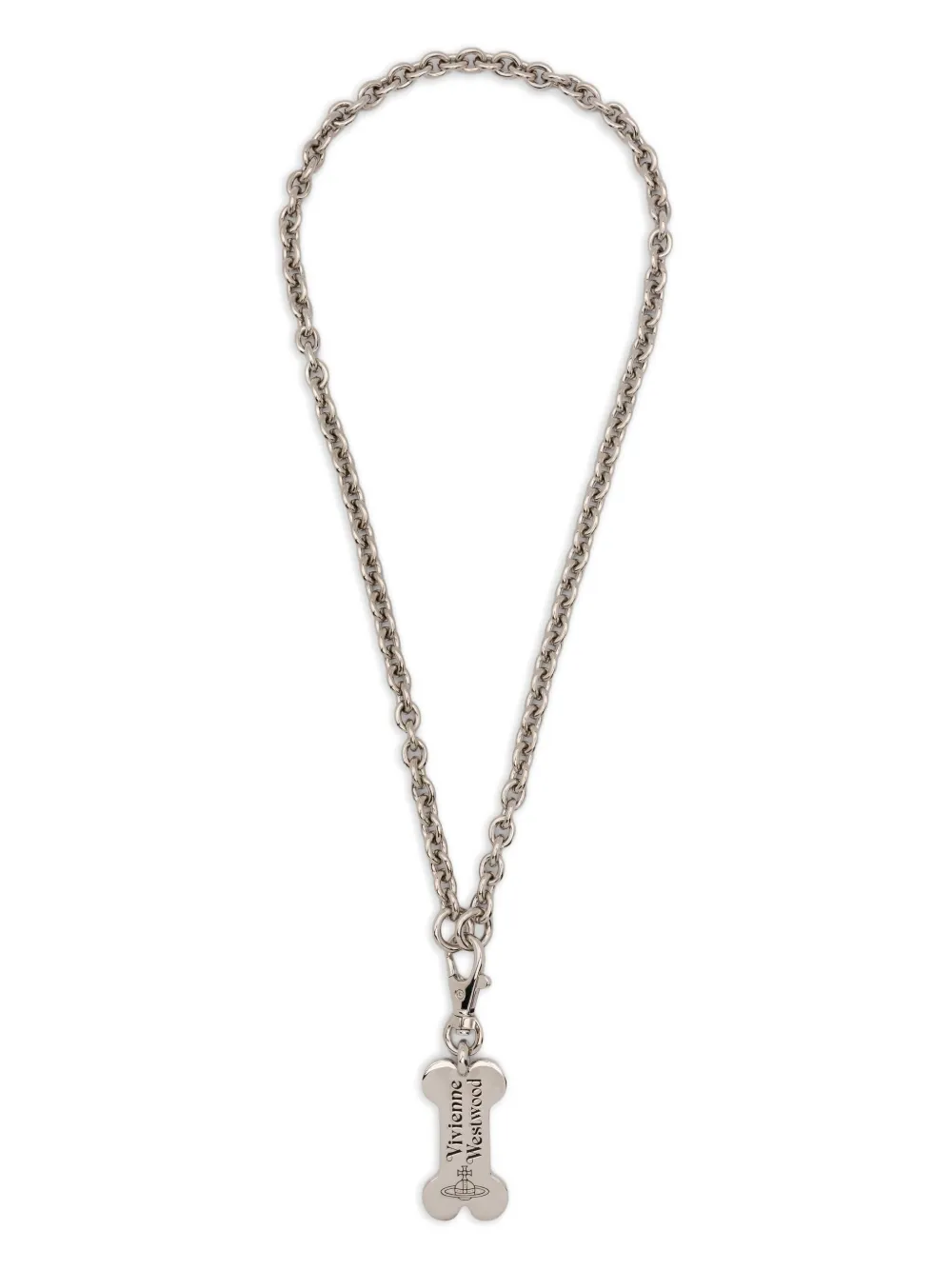Vivienne Westwood Bone pendant necklace - Argento