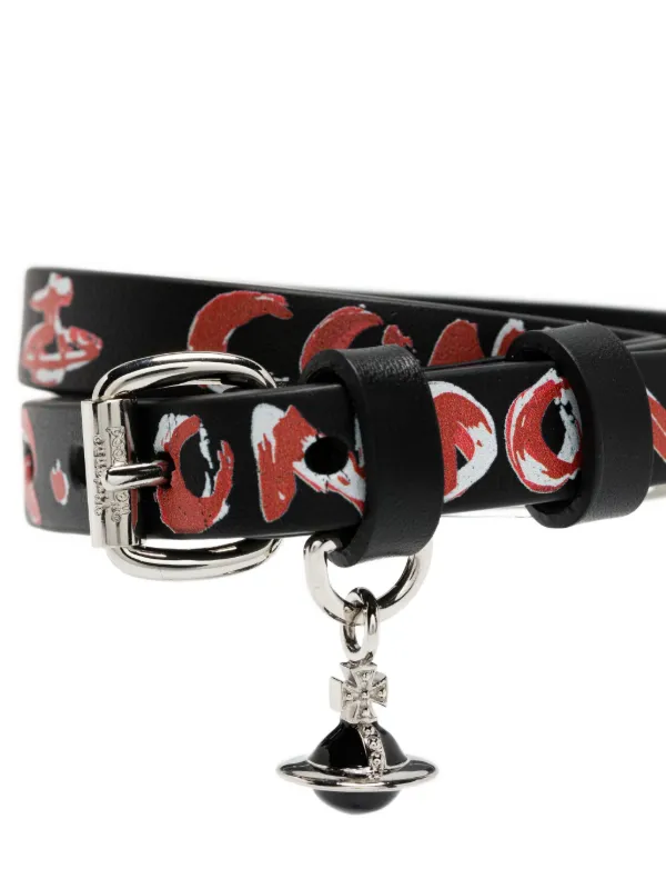 ViVienne westwood レザーブレスレット