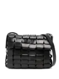 DRAGON DIFFUSION leather woven shoulder bag - Black