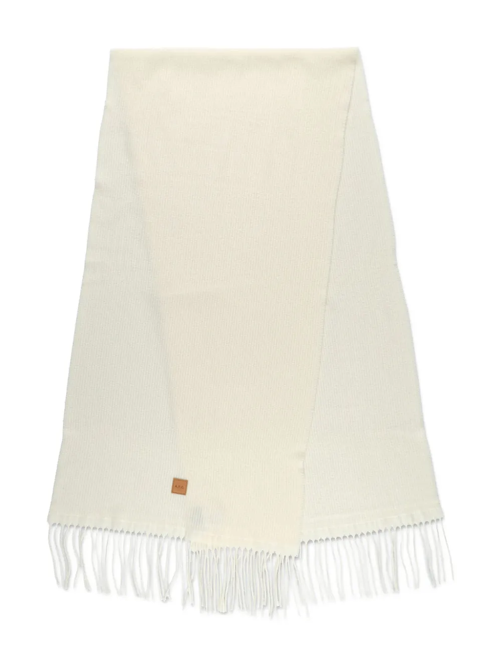 Apc A.p.c. Aria Wool Scarf In Neutral
