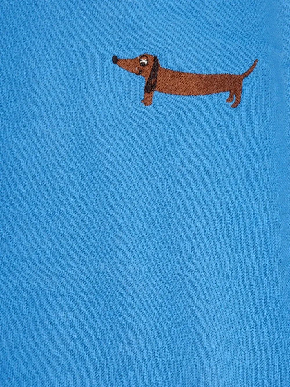 Mini Rodini Sweater met geborduurd logo Blauw