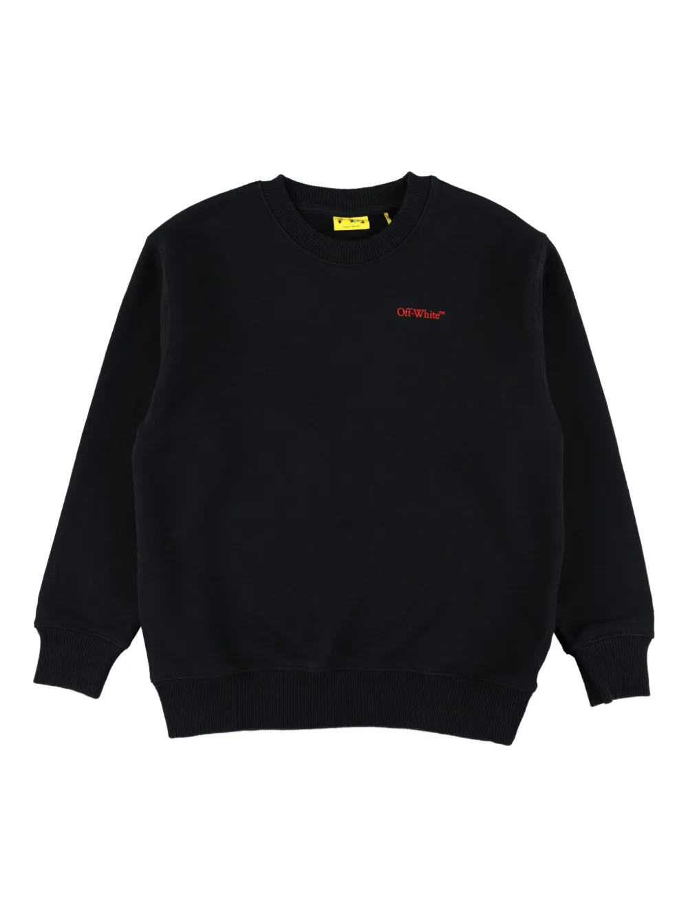 Off-white Long-sleeved Sweatshirt In Black