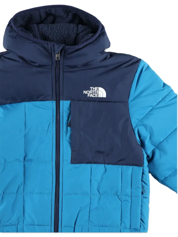 The North Face Kids Reversible Hooded Jacket | Blue | FARFETCH
