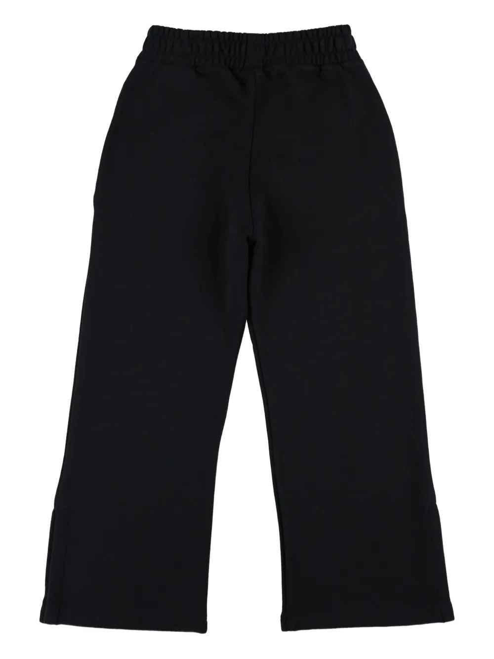Off-white Kids Wide Leg Jogging Pants In Black