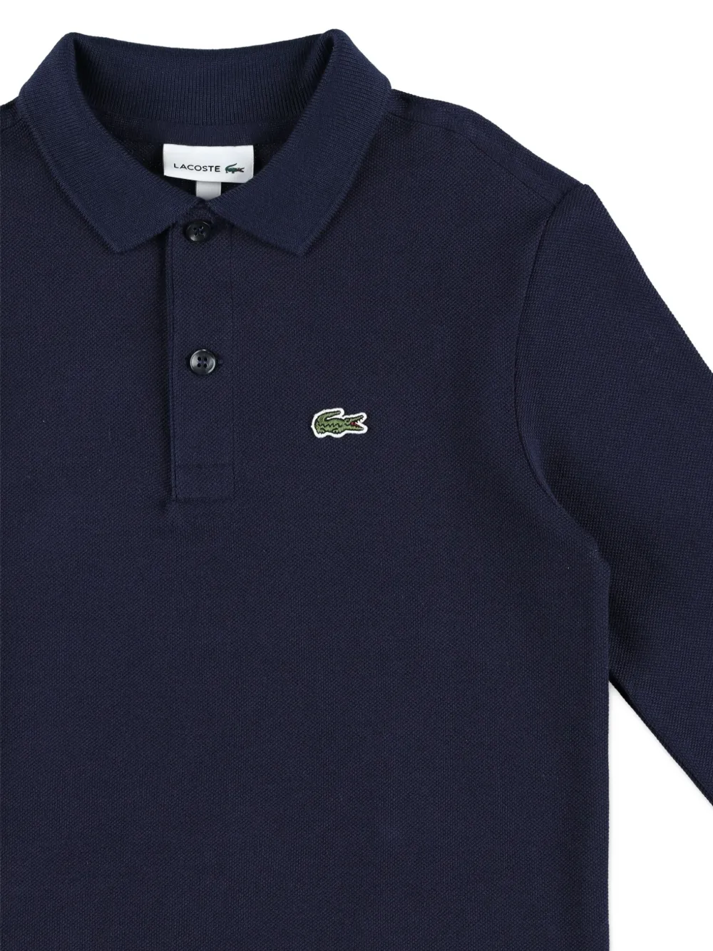 Lacoste Kids Poloshirt met lange mouwen Blauw