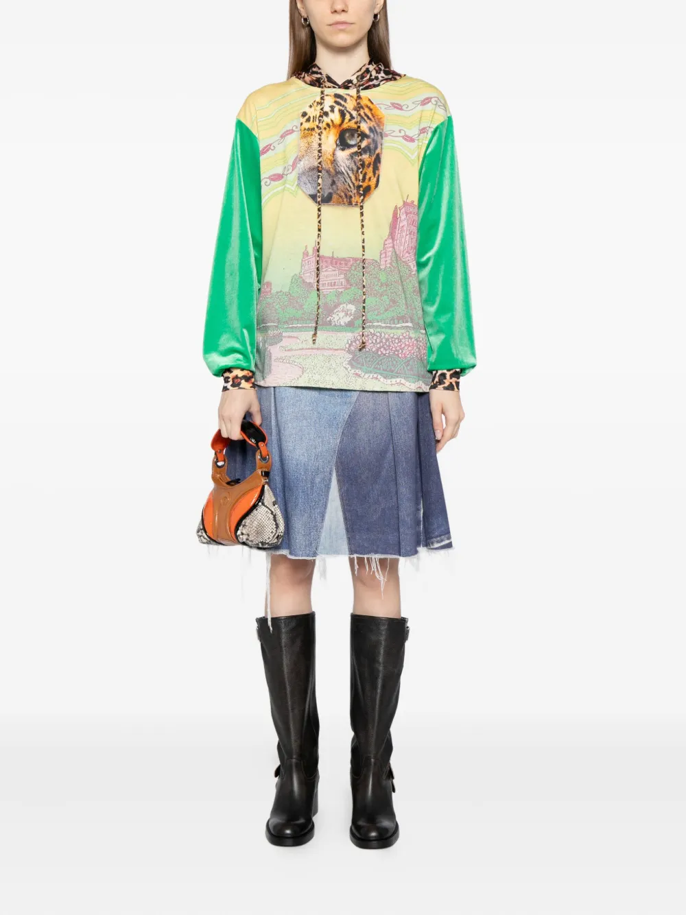 Penultimate Graphic-print Hoodie In Multi