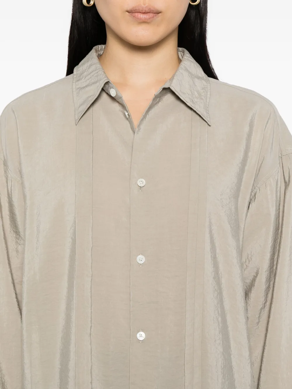 LEMAIRE Blouse met lange mouwen Beige